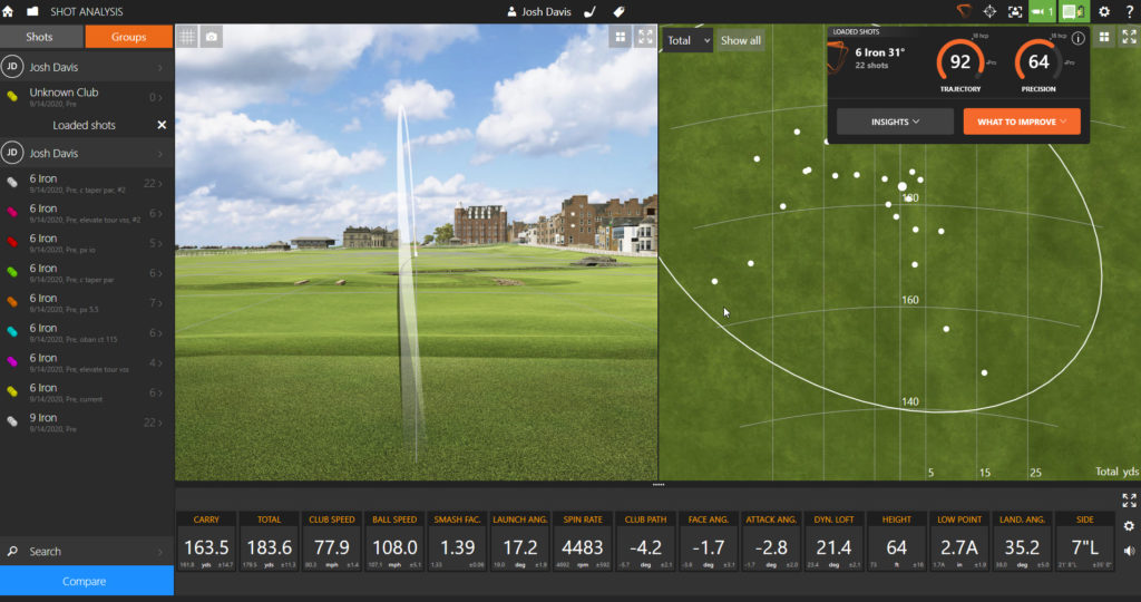 TrackMan Virtual Golf for Practice, Play and Tournaments! D'Lance